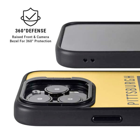NFL Pittsburgh Steelers Yellow Performance Series iPhone 15 Pro Kickstand Case